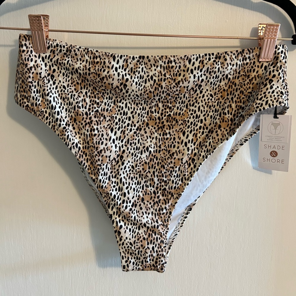Shade and Shore high waist cheeky bikini bottom